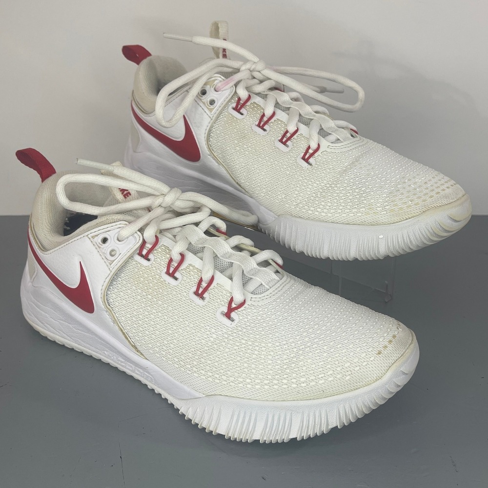 Nike Women's Size 8 Air‎ Zoom Hyperace 2 White University Red AA0286-106 Used